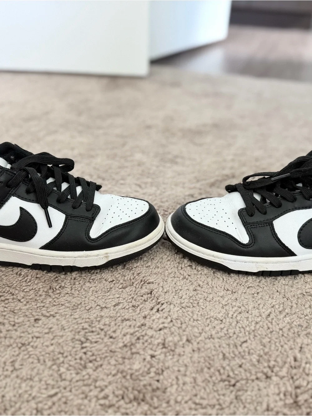 Nike Black and White Low-Top Sneakers